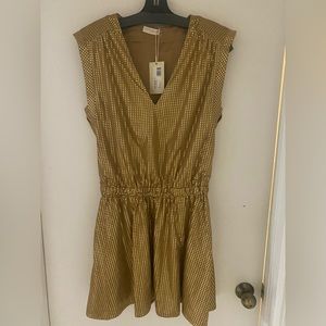 Ramy Brook Gold Mini Dress